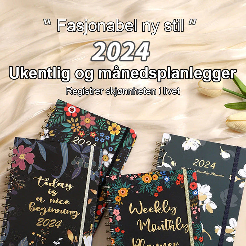 2024 Personlig Ukentlig Og Månedlig Planlegger – Heldigliv